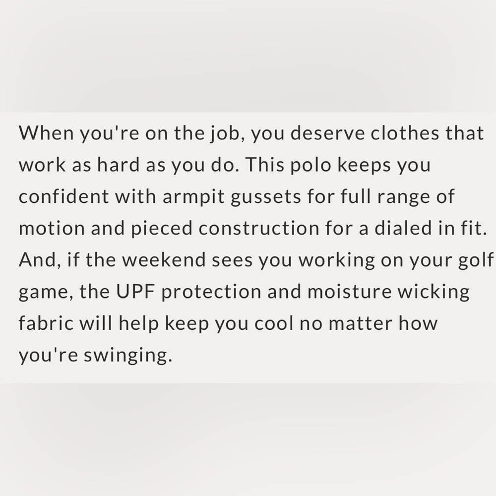 Men's Vortex Black Performance Polo - image 5